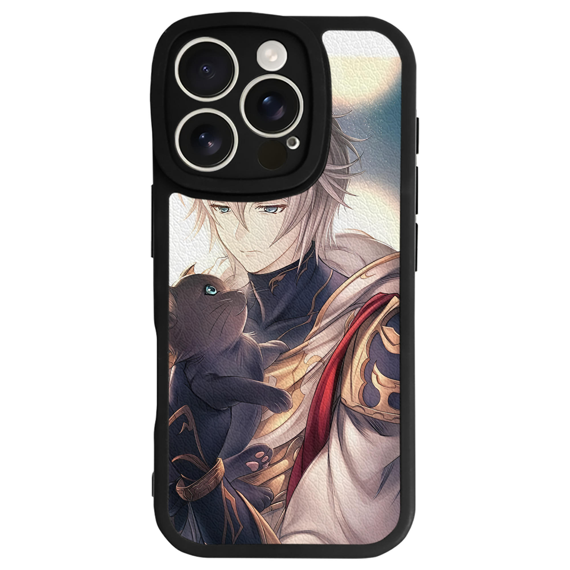 （画像用） 刀剣乱舞 Touken Ranbu 【iPhone 16シリーズ対応】シリコンスマホケース（レザー調） 材質：シリコン